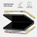 Amalfi Coast - Colorful Floral Samsung Galaxy Z Fold 3 Case 2