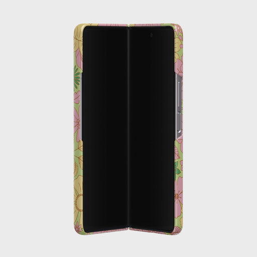 Amalfi Coast - Colorful Floral Samsung Galaxy Z Fold 3 Case 5