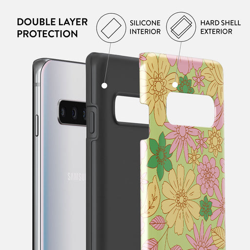 Amalfi Coast - Colorful Floral Samsung Galaxy S10 4G Case 6