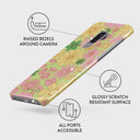 Amalfi Coast - Colorful Floral Samsung Galaxy S9 Plus Case 3