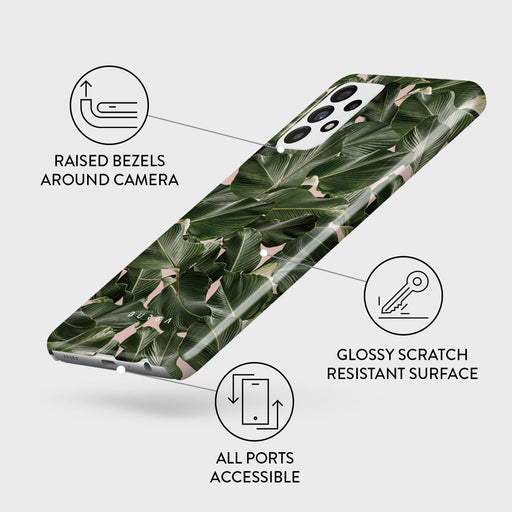 So Lush - Bannana Leaves Samsung Galaxy A72 4G / 5G Case 3