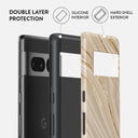 Full Glam - Beige Google Pixel 7 Pro Case 2