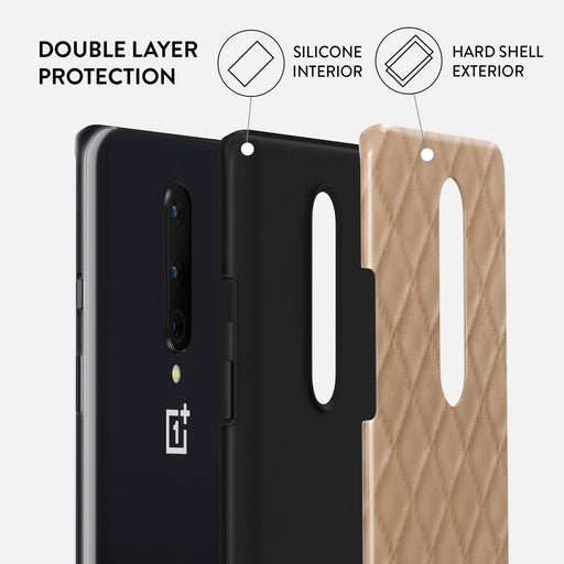 Simply Cream - Quilted OnePlus 8 Case 2