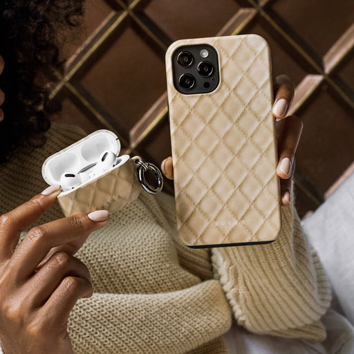 Simply Cream - Quilted Samsung Galaxy A73 Case 7