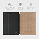 Simply Cream - Quilted iPad Mini 7.9 (5th Gen) Case 3