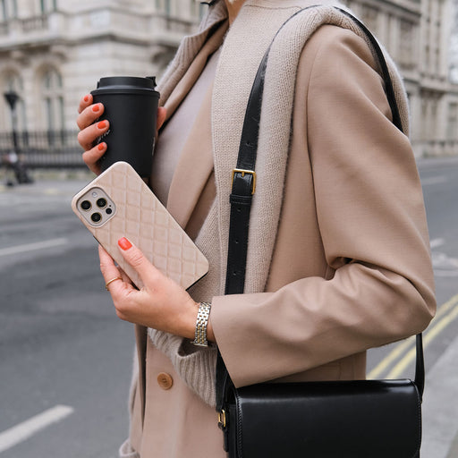 Simply Cream - Quilted Samsung Galaxy A71 4G Case 14