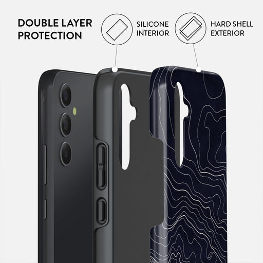 Drifting Shores - Line Art Samsung Galaxy A34 Case 2