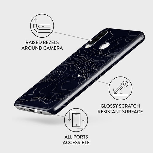 Drifting Shores - Line Art Huawei P30 Lite Case 3