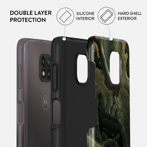 Misty Forest - Green Marble Motorola Moto G Power 2021 Case 2