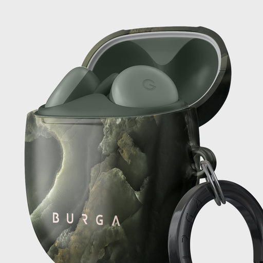 Misty Forest - Green Marble Google Pixel Buds A Case 5