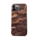 Fire Wood - Brown Marble iPhone 12 Pro Max Case