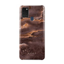 Fire Wood - Brown Marble Samsung Galaxy A21s 4G Case 1