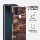 Fire Wood - Brown Marble Samsung Galaxy A21s 4G Case 2