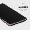 Fire Wood - Brown Marble Samsung Galaxy A21s 4G Case 4