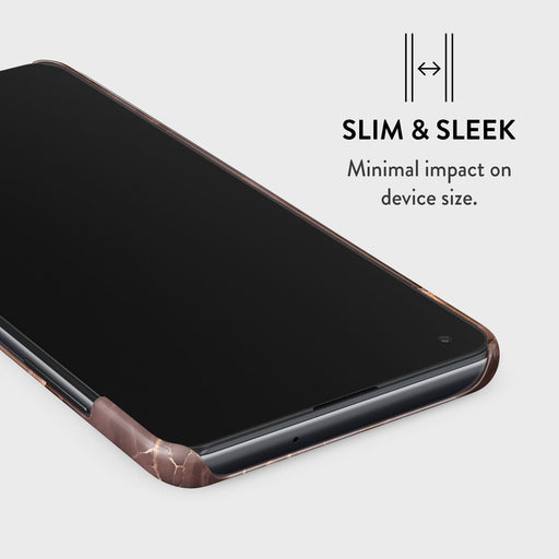Fire Wood - Brown Marble Samsung Galaxy A21s 4G Case 4