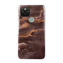 Fire Wood - Brown Marble Google Pixel 5 Case 1
