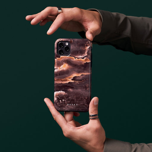 Fire Wood - Brown Marble Samsung Galaxy A51 4G Case 10