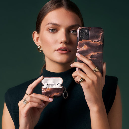 Fire Wood - Brown Marble Samsung Galaxy A51 4G Case 11