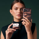 Fire Wood - Brown Marble Samsung Galaxy A21s 4G Case 7