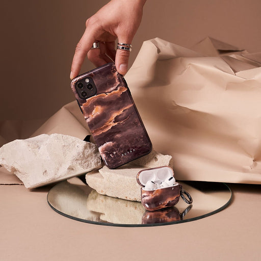 Fire Wood - Brown Marble Samsung Galaxy A51 4G Case 12
