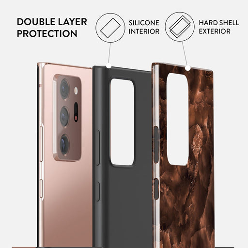 Toasted Chestnut - Brown Samsung Galaxy Note 20 Ultra 4G / 5G Case 6