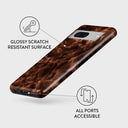 Toasted Chestnut - Brown Google Pixel 7 Case 3
