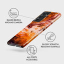 Pumpkin Spice - Orange Samsung Galaxy S21 Ultra Case 3