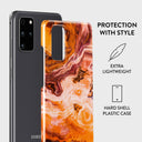 Pumpkin Spice - Orange Samsung Galaxy S20 Plus 4G / 5G Case 2
