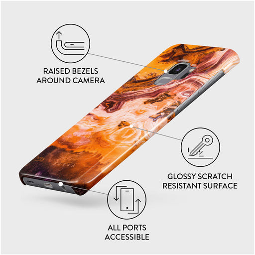 Pumpkin Spice - Orange Samsung Galaxy S9 Case 3
