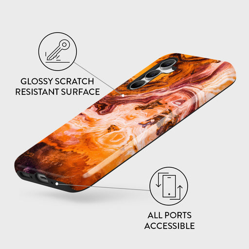 Pumpkin Spice - Orange Samsung Galaxy A54 Case 3