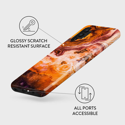 Pumpkin Spice - Orange Samsung Galaxy A32 5G Case 3