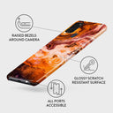 Pumpkin Spice - Orange Samsung Galaxy A21s 4G Case 3