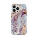Frozen Leaves - Cute Marble iPhone 14 Pro Max Case