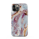 Frozen Leaves - Cute Marble iPhone 12 Pro Case