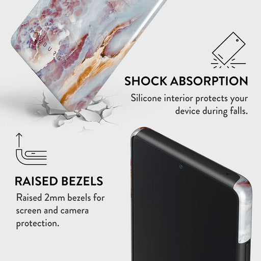 Frozen Leaves - Cute Marble Samsung Galaxy A52 / A52S 4G / 5G Case 8
