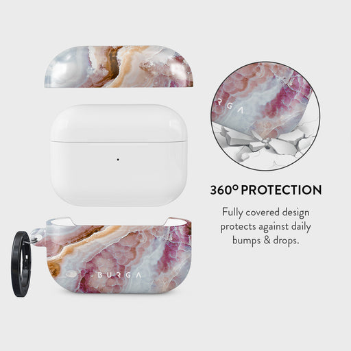 Frozen Leaves - Cute Marble AirPods Pro 2 Case 2