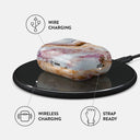 Frozen Leaves - Cute Marble AirPods Pro 2 Case 3