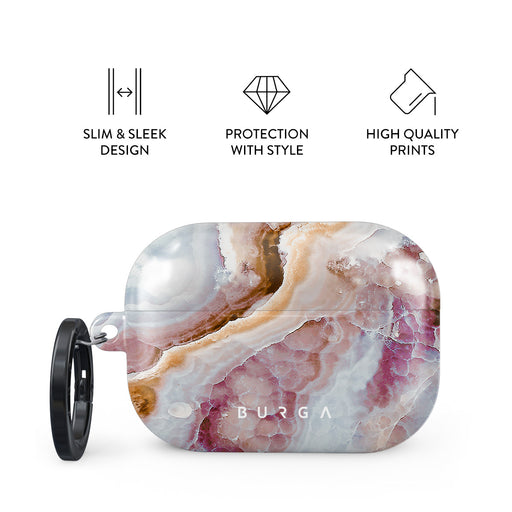 Frozen Leaves - Cute Marble AirPods Pro 2 Case 4