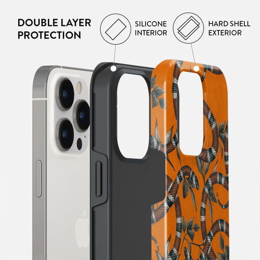 Bitter Apricot - Snake iPhone 14 Pro Max Case 6
