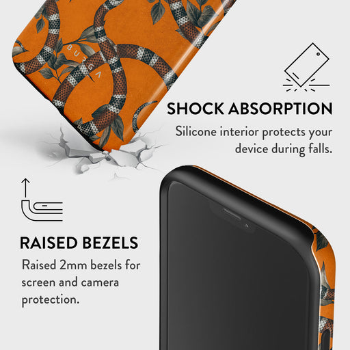 Bitter Apricot - Snake iPhone 12 Pro Case 8