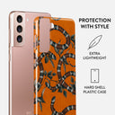Bitter Apricot - Snake Samsung Galaxy S21 Plus Case 2