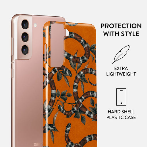 Bitter Apricot - Snake Samsung Galaxy S21 Plus Case 2
