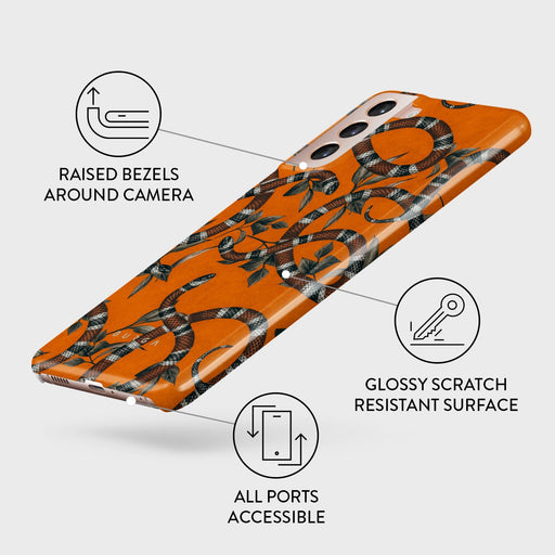 Bitter Apricot - Snake Samsung Galaxy S21 Plus Case 3