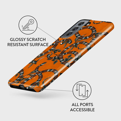 Bitter Apricot - Snake Samsung Galaxy S21 Case 7