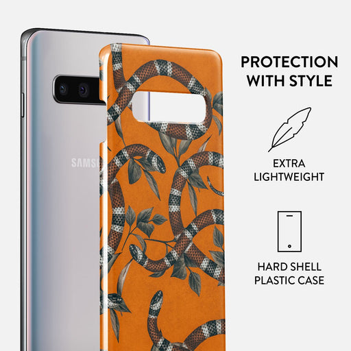 Bitter Apricot - Snake Samsung Galaxy S10 Plus Case 2