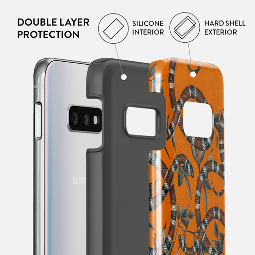 Bitter Apricot - Snake Samsung Galaxy S10E Case 6