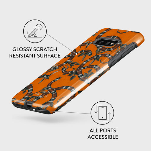 Bitter Apricot - Snake Samsung Galaxy S10E Case 7