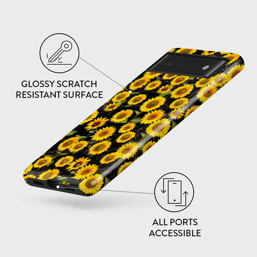 Sunflower Glimmer - Google Pixel 6 Case 3