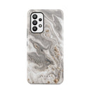 Snowstorm - Grey Marble Samsung Galaxy A33 Case 1