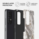 Snowstorm - Grey Marble Samsung Galaxy A52 / A52S 4G / 5G Case 6